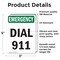 Signmission Safety Culture Sign, 3.5 in Width, Vinyl Decal, Rectangle OS-2PACK-EM-D-35-V-10447 - alternate 4